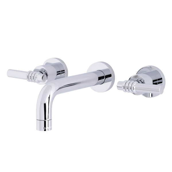 KS8121ML Milano 2-Handle 8" Wall Mount Bathroom Faucet, Polished Chrome